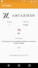 India Tax GST Rate finder HS Codes gallery image