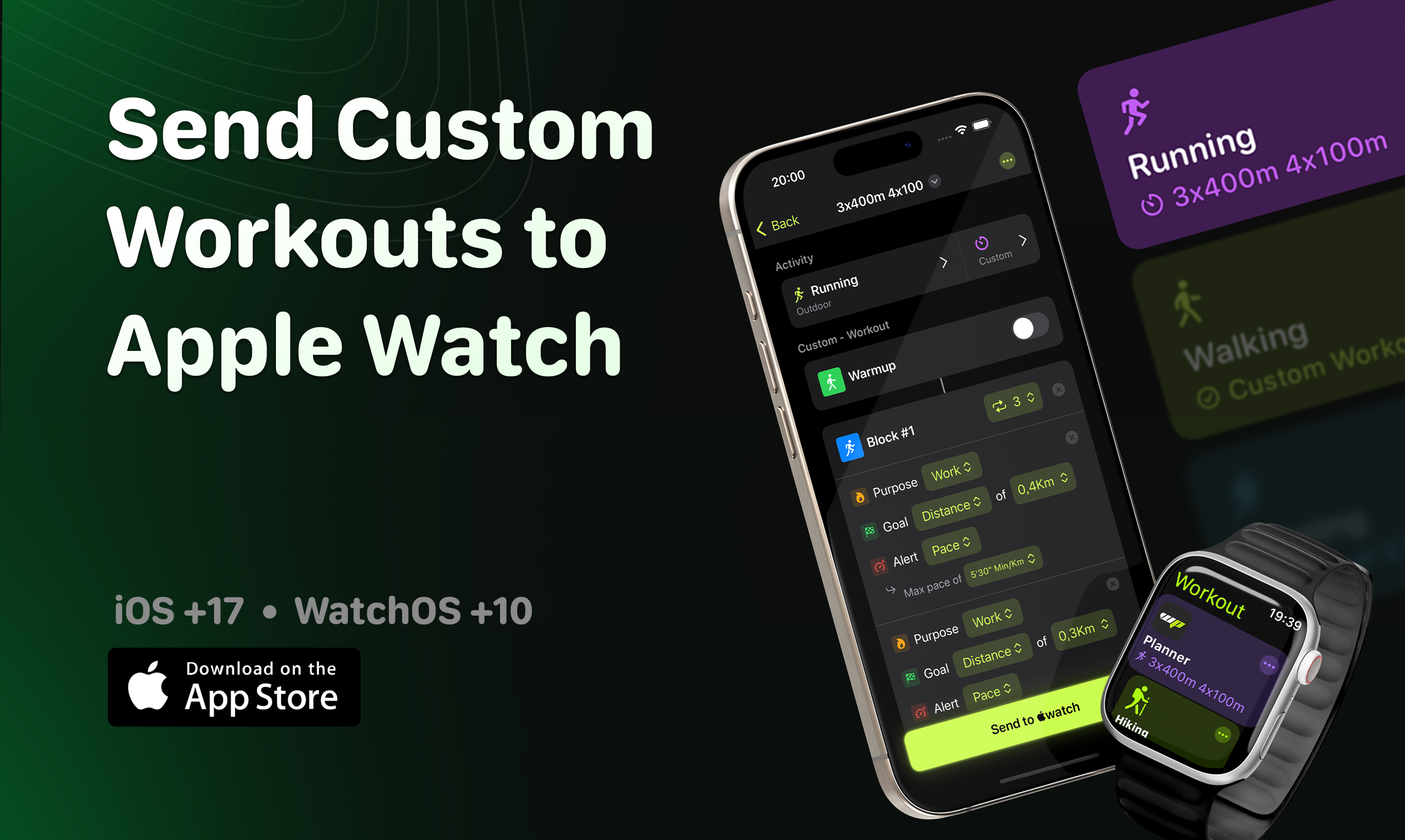 startuptile Watch Planner-Custom workouts for your Apple Watch