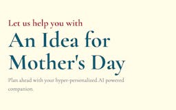 An Idea for Mother’s Day media 2