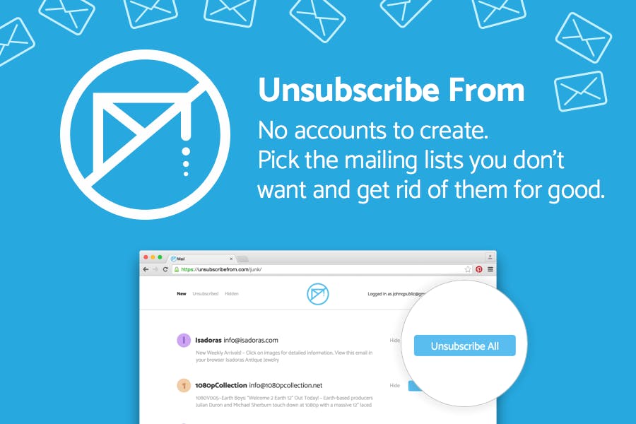 Unsubscribe from junk mail media 3