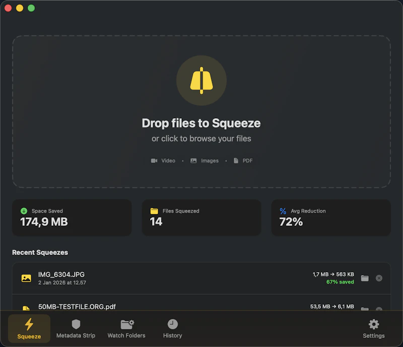 SqueezeSlim screenshot 4