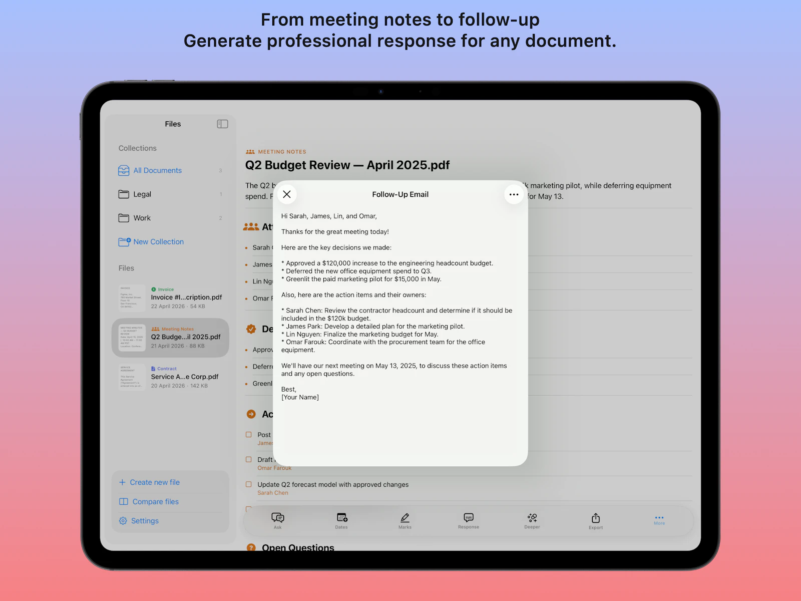 BrieFolio screenshot 3