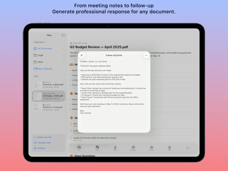 BrieFolio screenshot 3