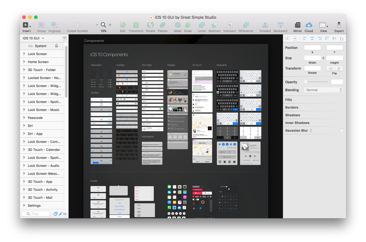 Ios 10 Gui Kit Free Fully Customizable Ui Kit For Sketch