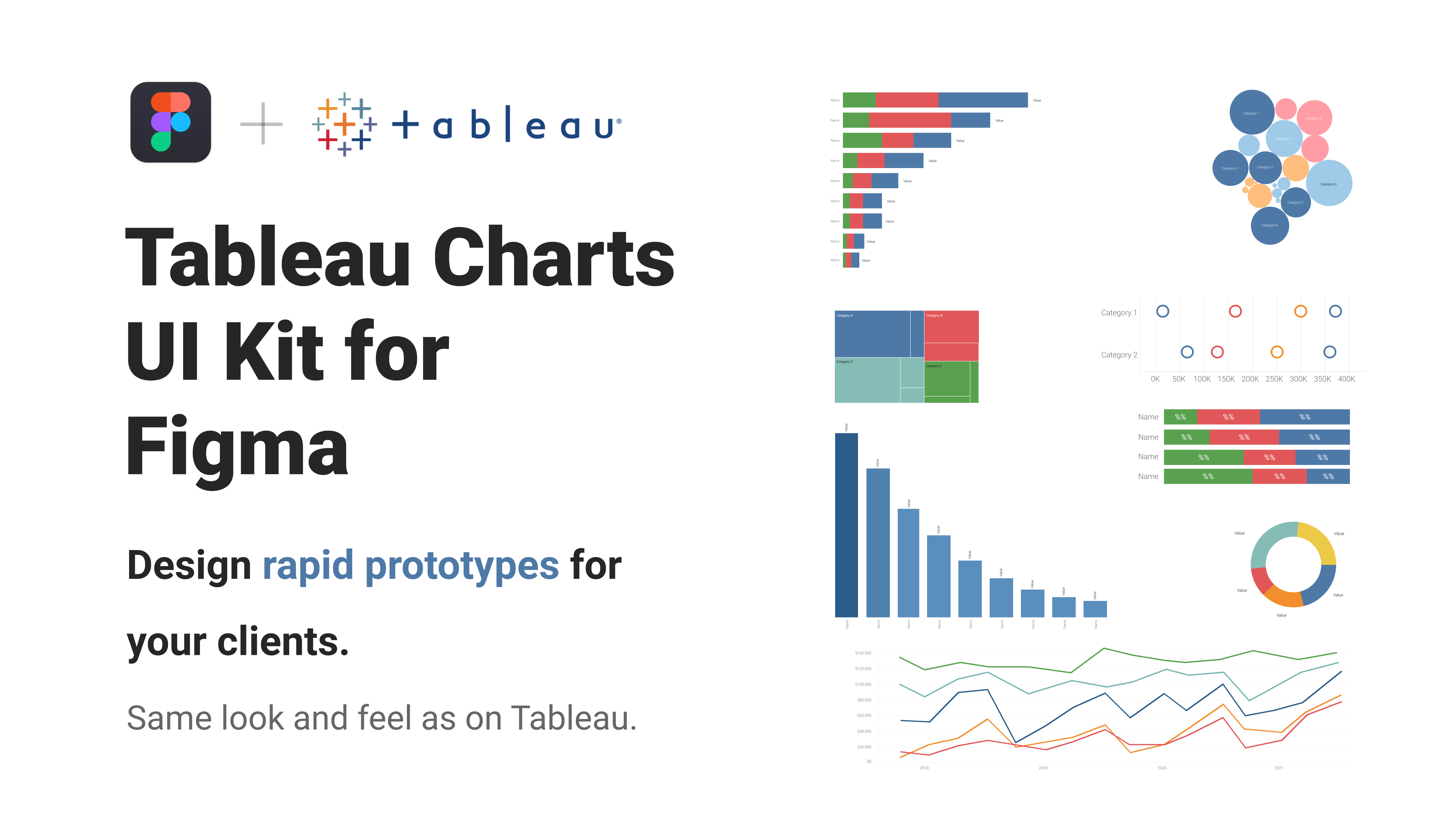 Tableau Charts UI Kit for Figma gallery image