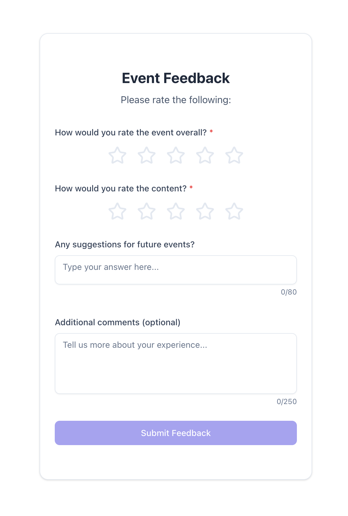 SimpleFeedback - Screenshot 4 showing product features and functionality