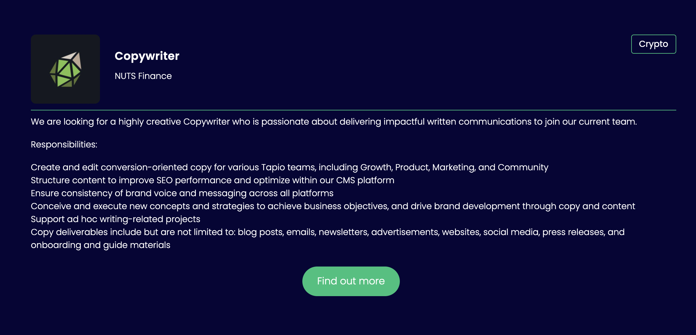 Crypto Job Board gallery image