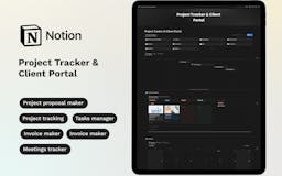 Project Tracker & Client Portal media 1