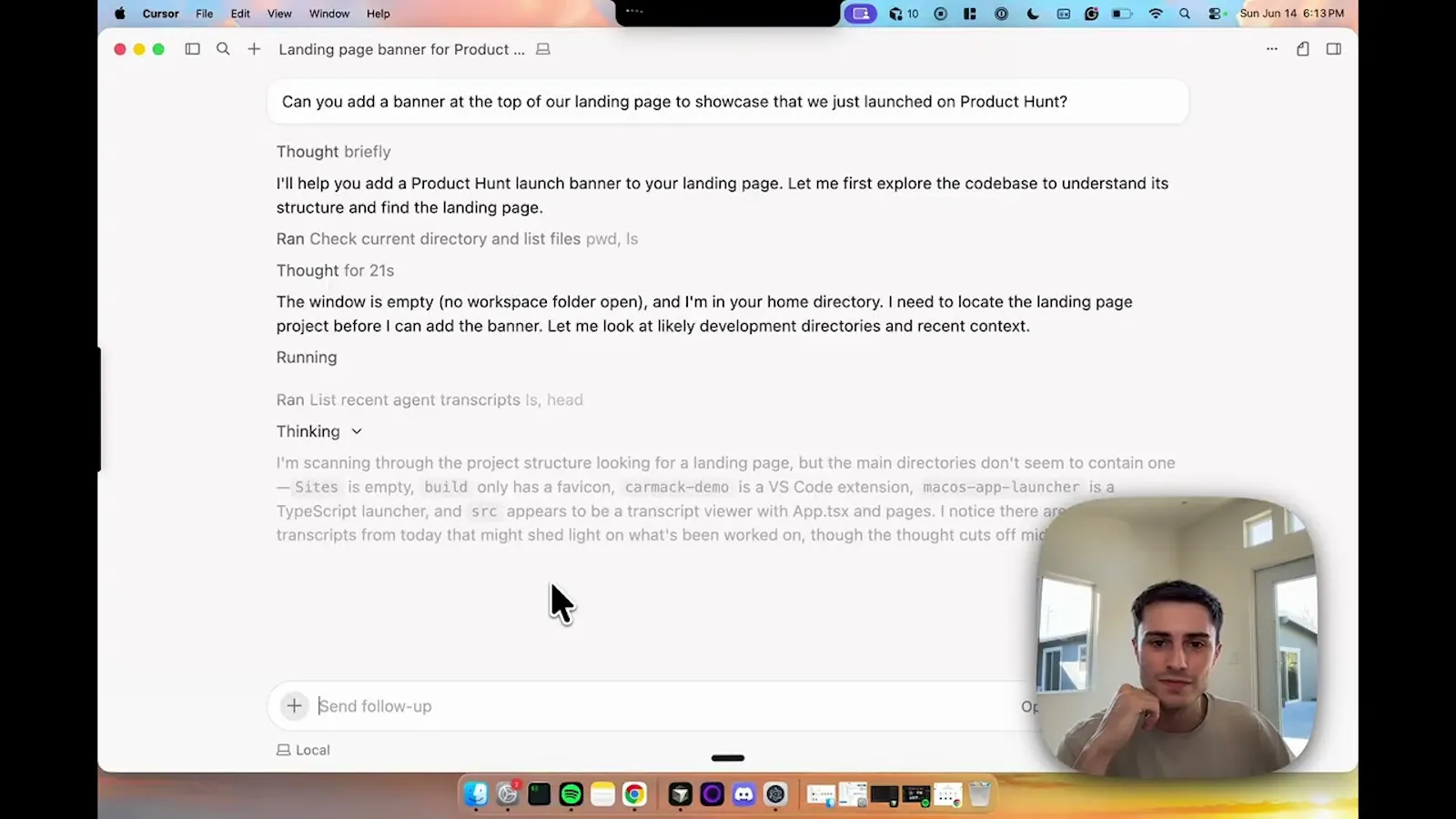 VoiceOS screenshot 1 (video preview)