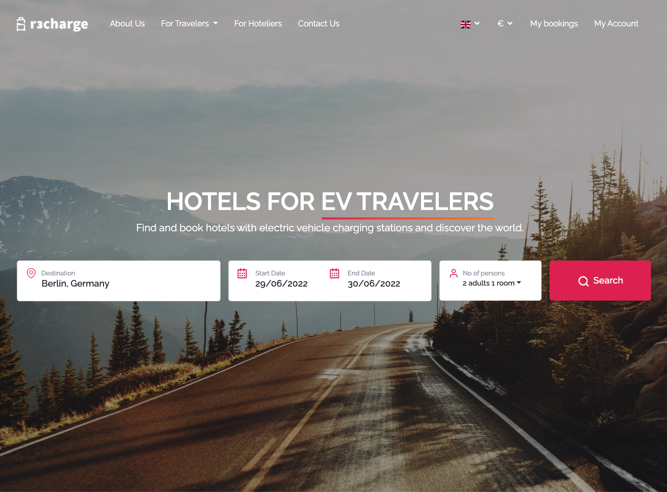 r3charge - Hotels for EV travellers