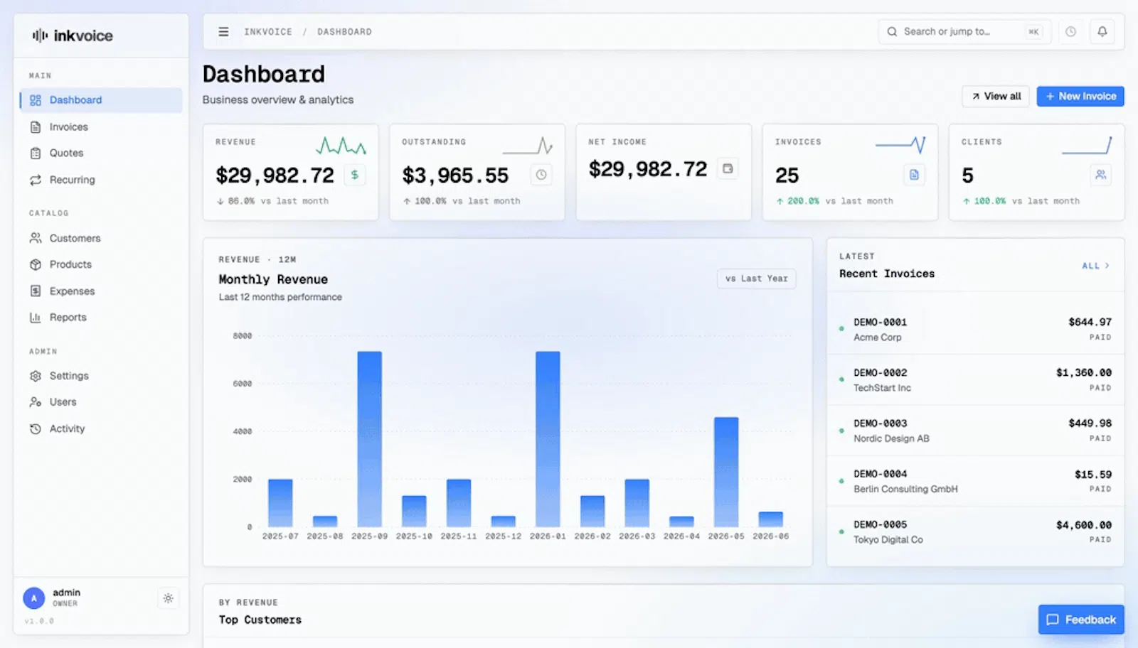 Inkvoice screenshot 2