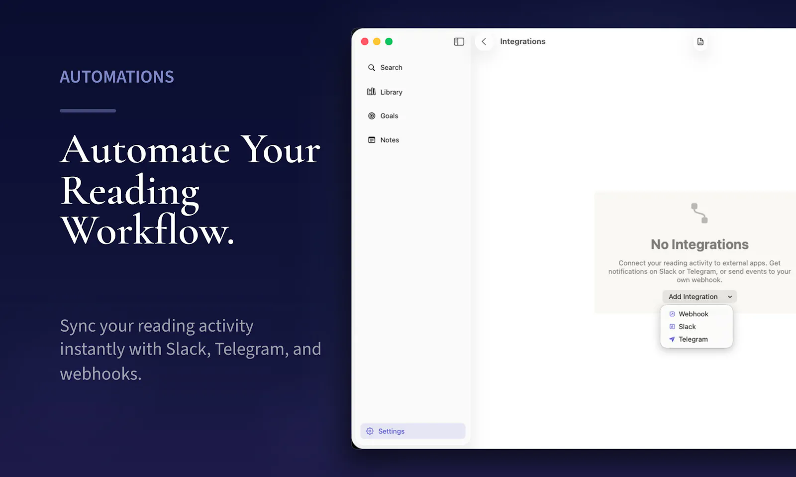 Book Reading Habit - for macOS screenshot 5