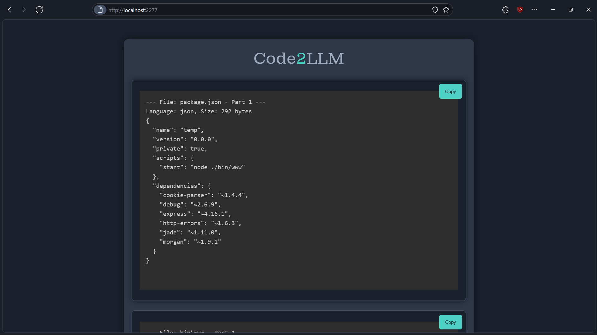 Media Code2llm - Berbual dengan asas anda dengan mudah -tiada kunci API diperlukan! 4
