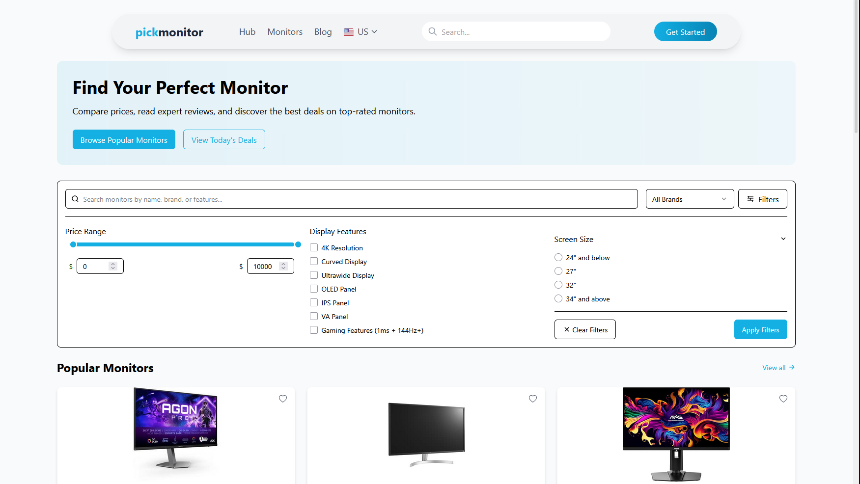 Choose your Monitor with MonitorPicker gallery image