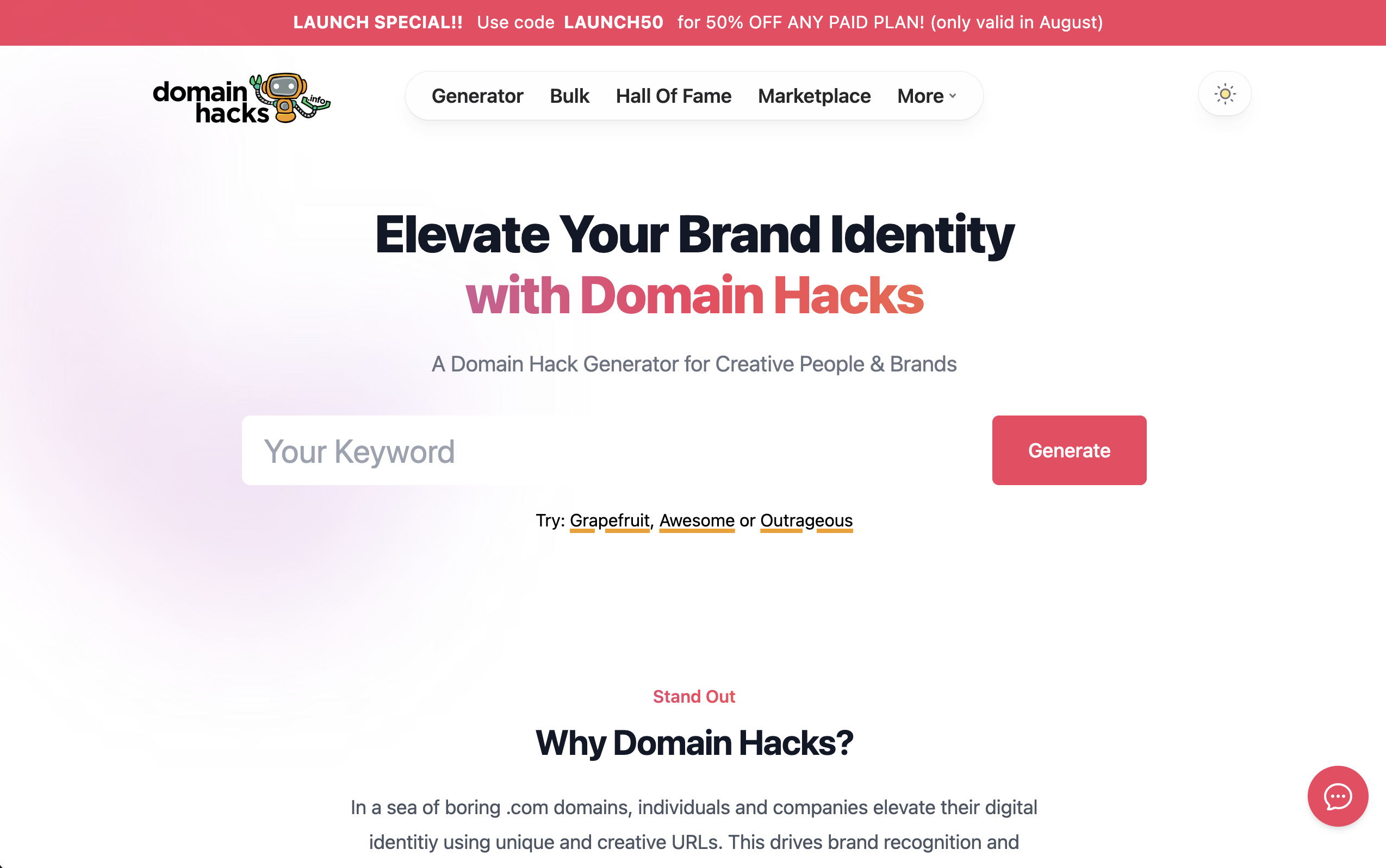 Media DomainHacks.info - Tạo các URL độc đáo và vui nhộn bằng cách sử dụng 15 phương pháp sáng tạo. 1
