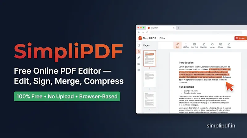 SimpliPDF screenshot 1