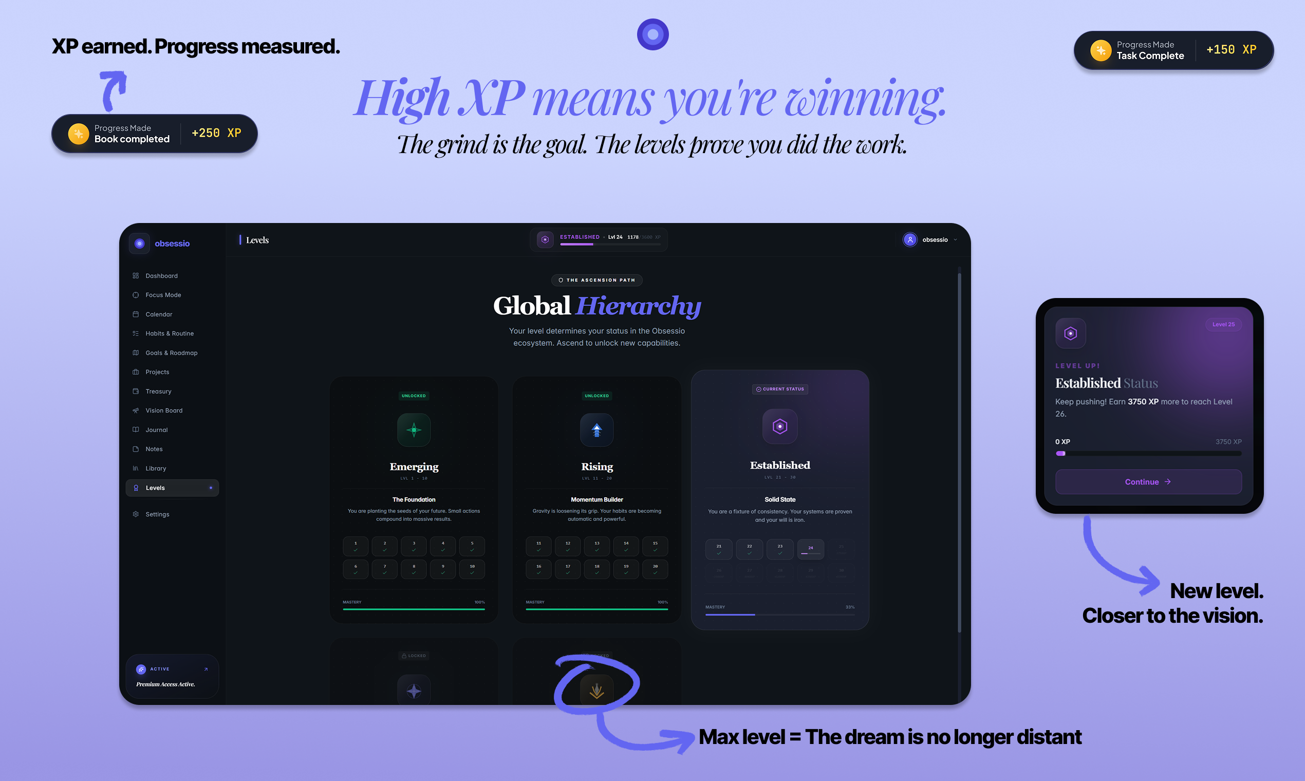 Obsessio - Screenshot 3 showing product features and functionality