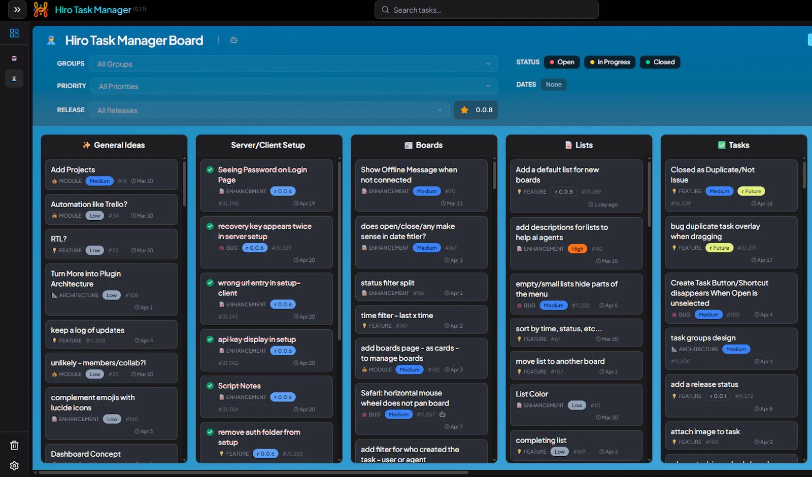 Hiro Task Manager screenshot 2