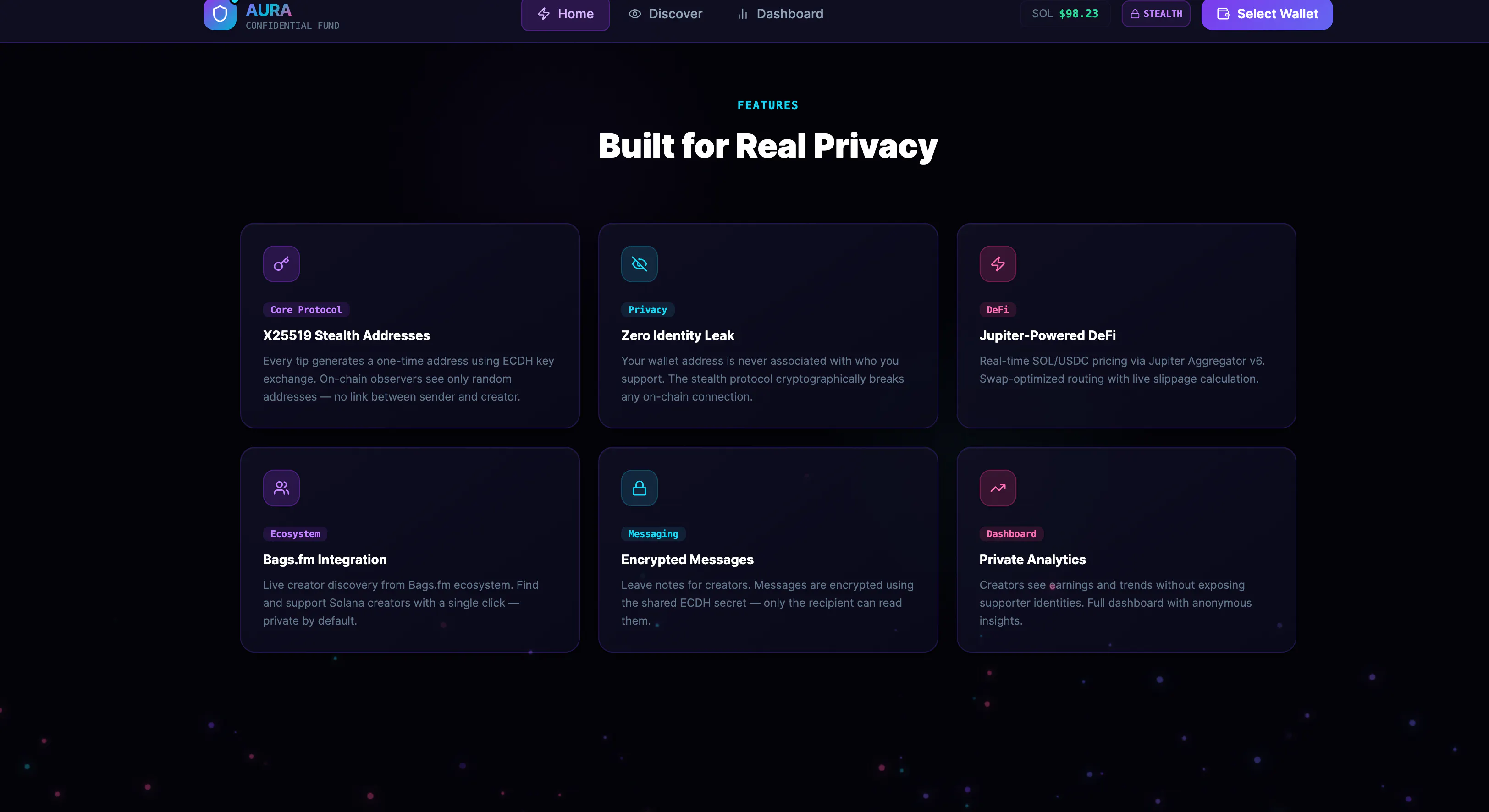 Aura — Confidential Creator Fund gallery image