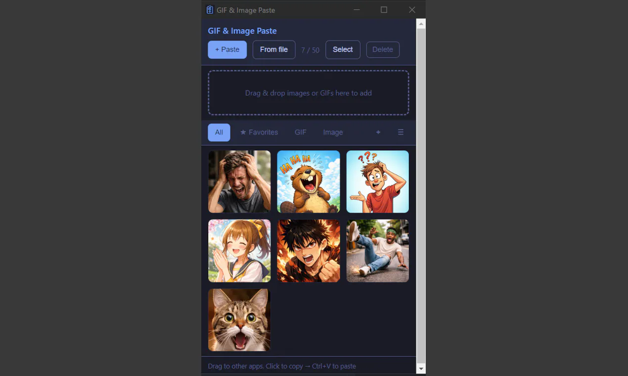 Banner del producto GIF & Image Paste