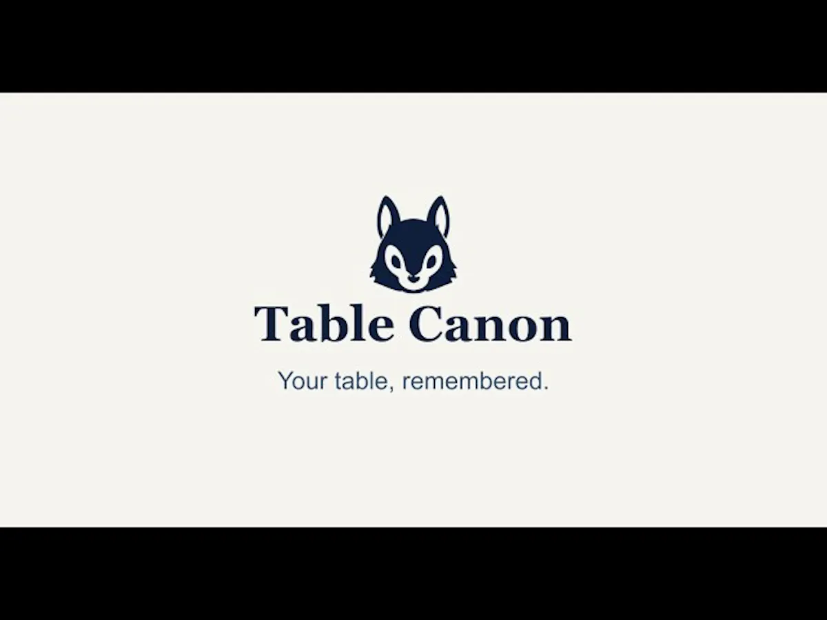 Table Canon