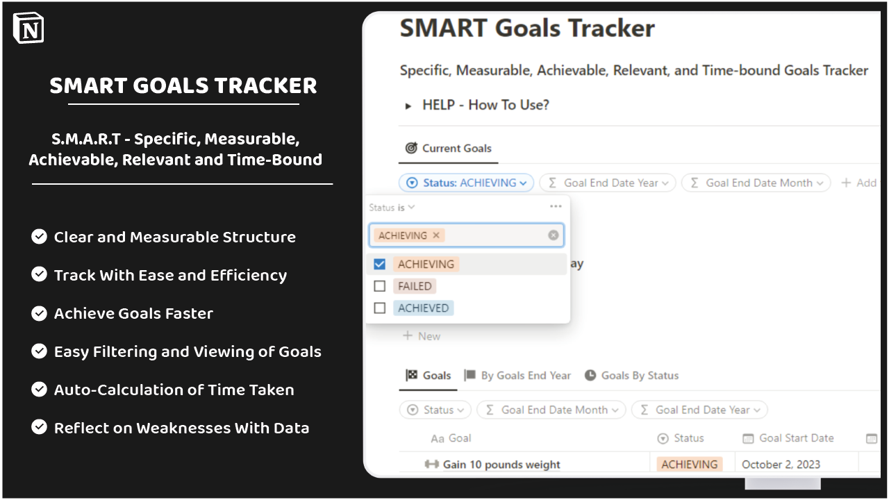 SMART Goals Tracker media 1