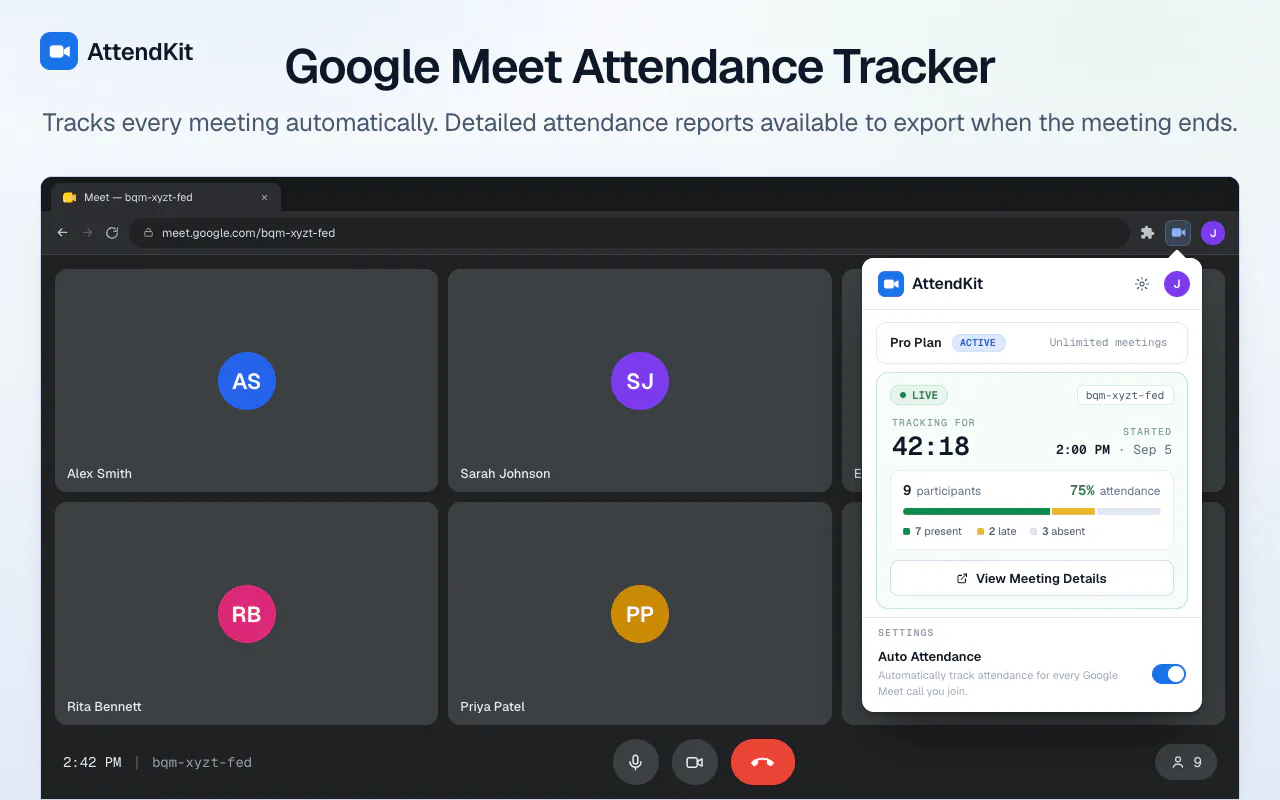AttendKit screenshot 1