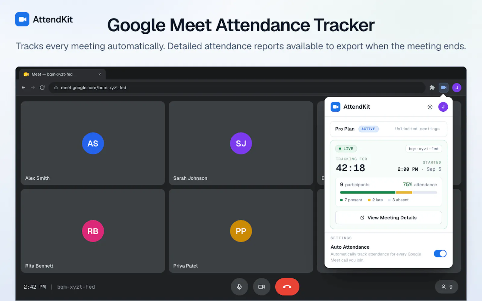 AttendKit screenshot 1