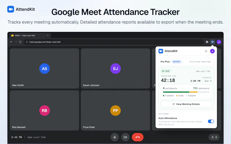 AttendKit screenshot 1