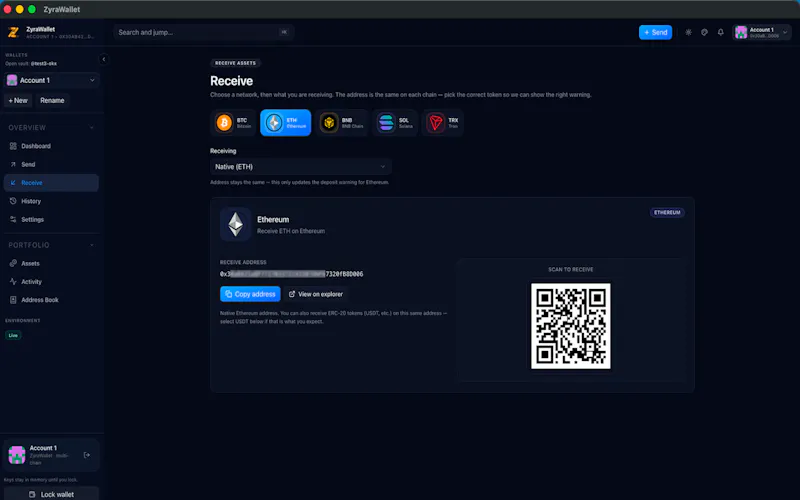ZyraWallet screenshot 4