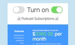 Subscription Podcast Calculator image