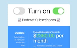 Subscription Podcast Calculator media 1