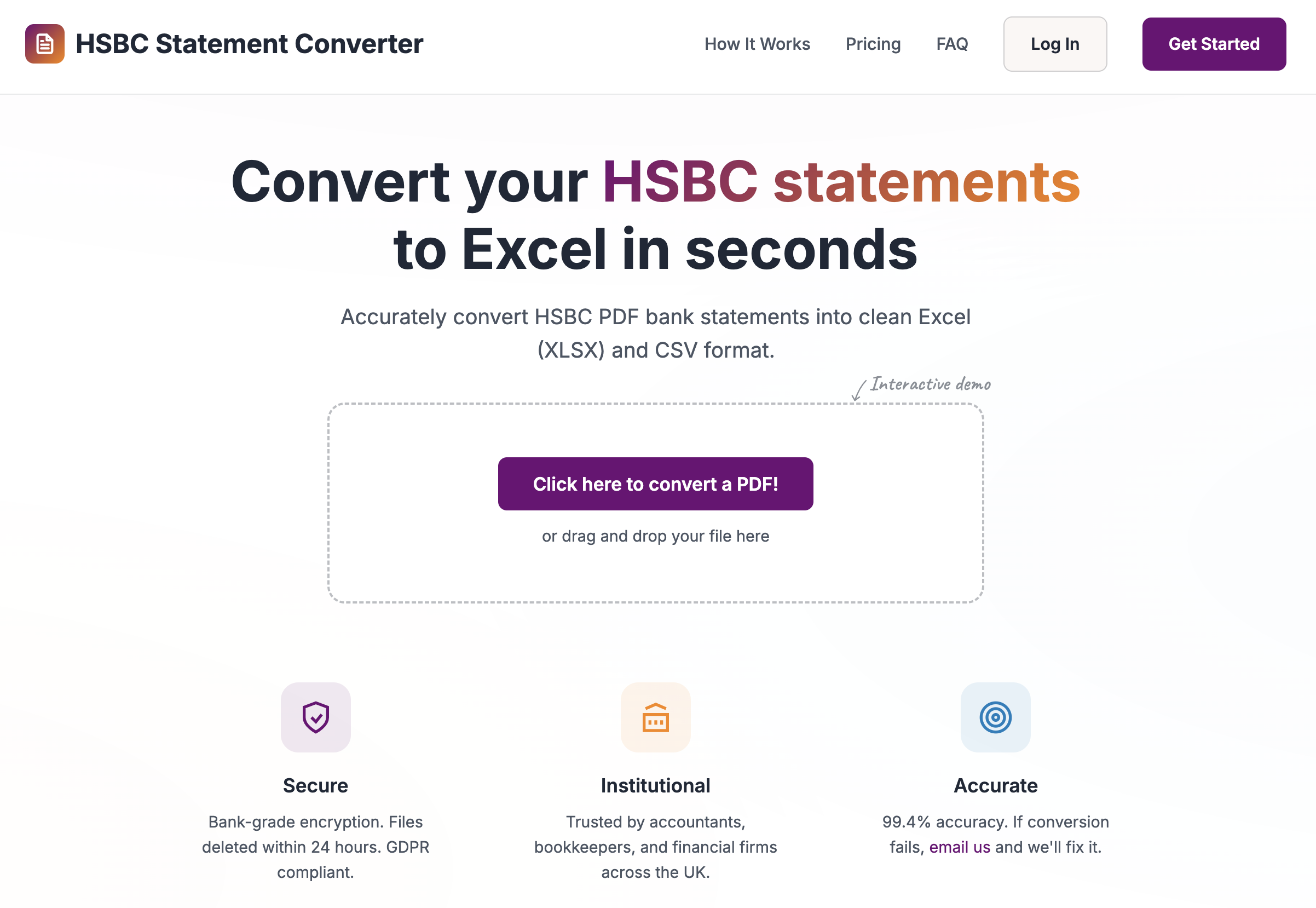 HSBC Statement Converter gallery image