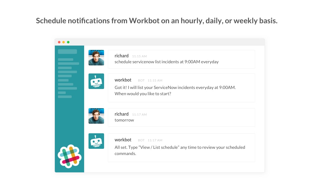 Personal Workbot for Slack gallery image