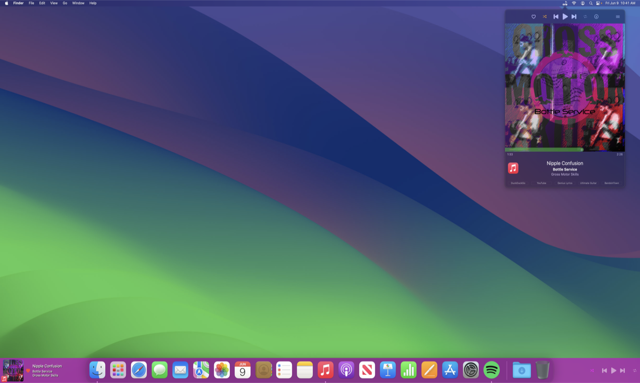 وسائط Dock Party 3.0 - Spotify Apple Music Visualizer & Controls في MacOS Dock 7