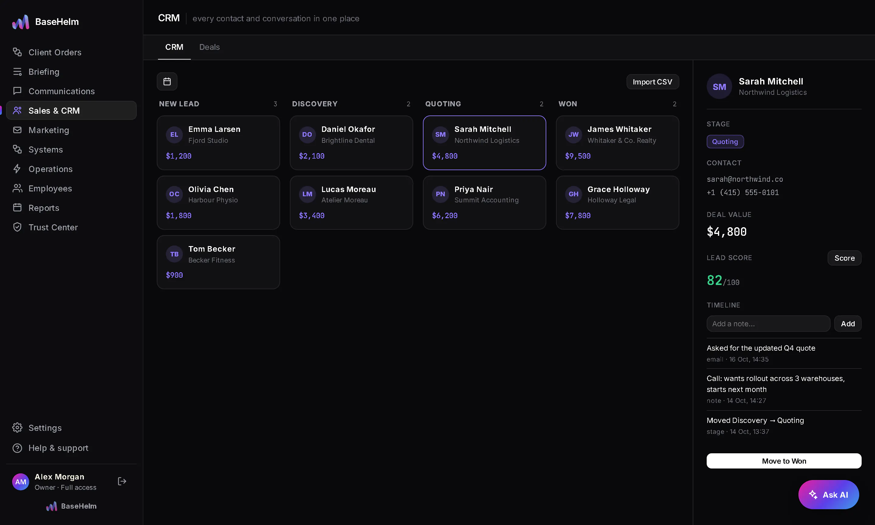BaseHelm — Overview gallery image
