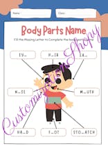 Kids activities | Body Parts Names gallery image