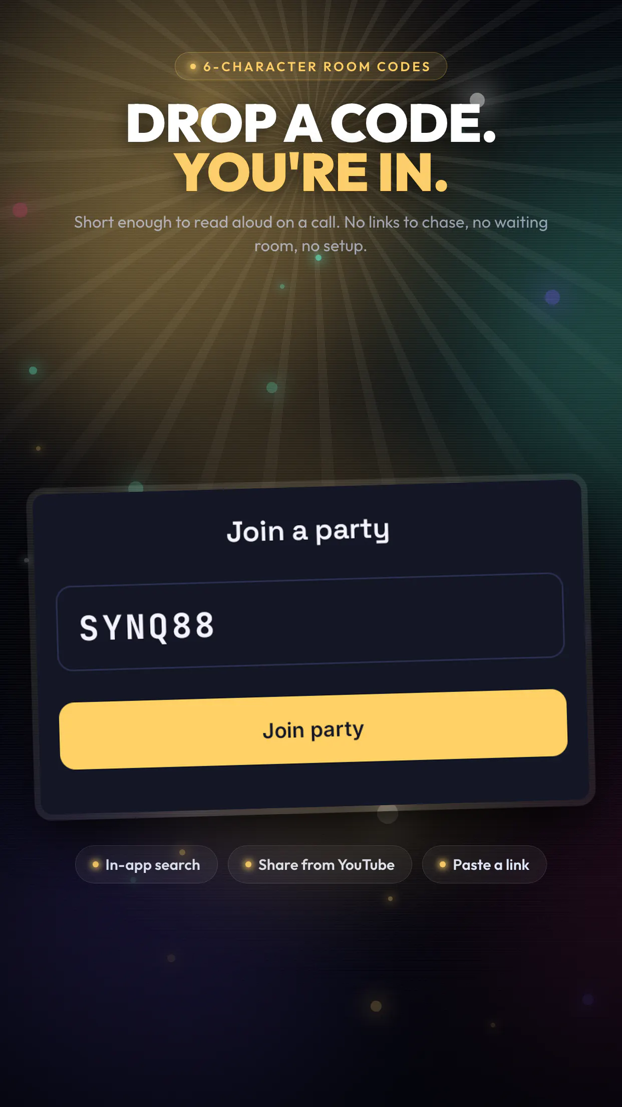 Synqo – Watch Party gallery image