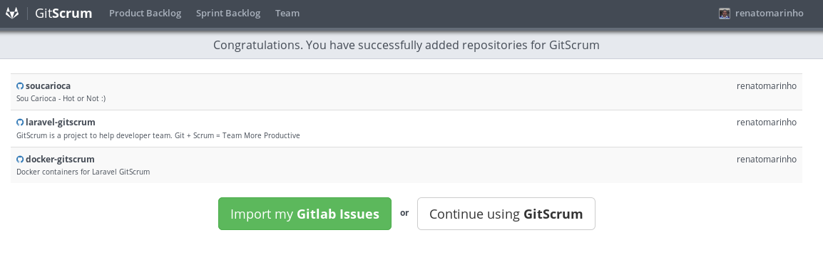 Laravel GitScrum gallery image