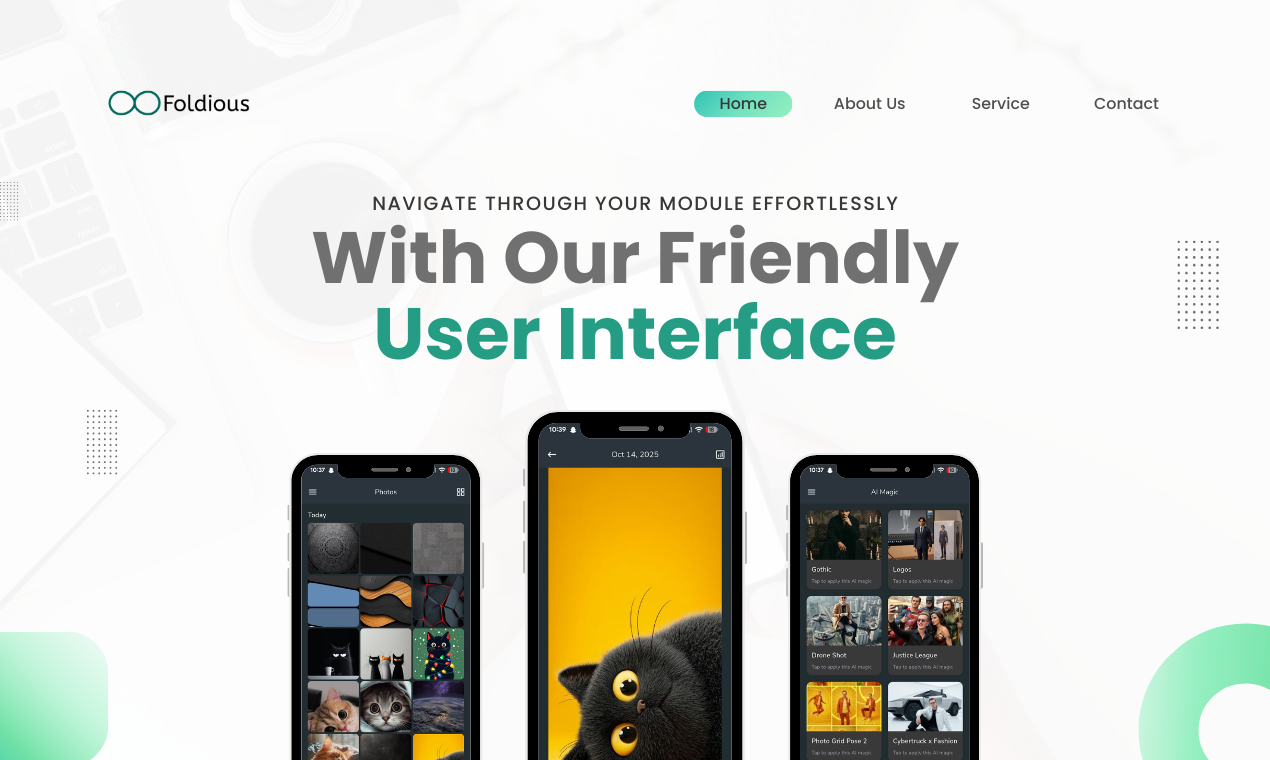 Foldious - Screenshot 4 showing product features and functionality