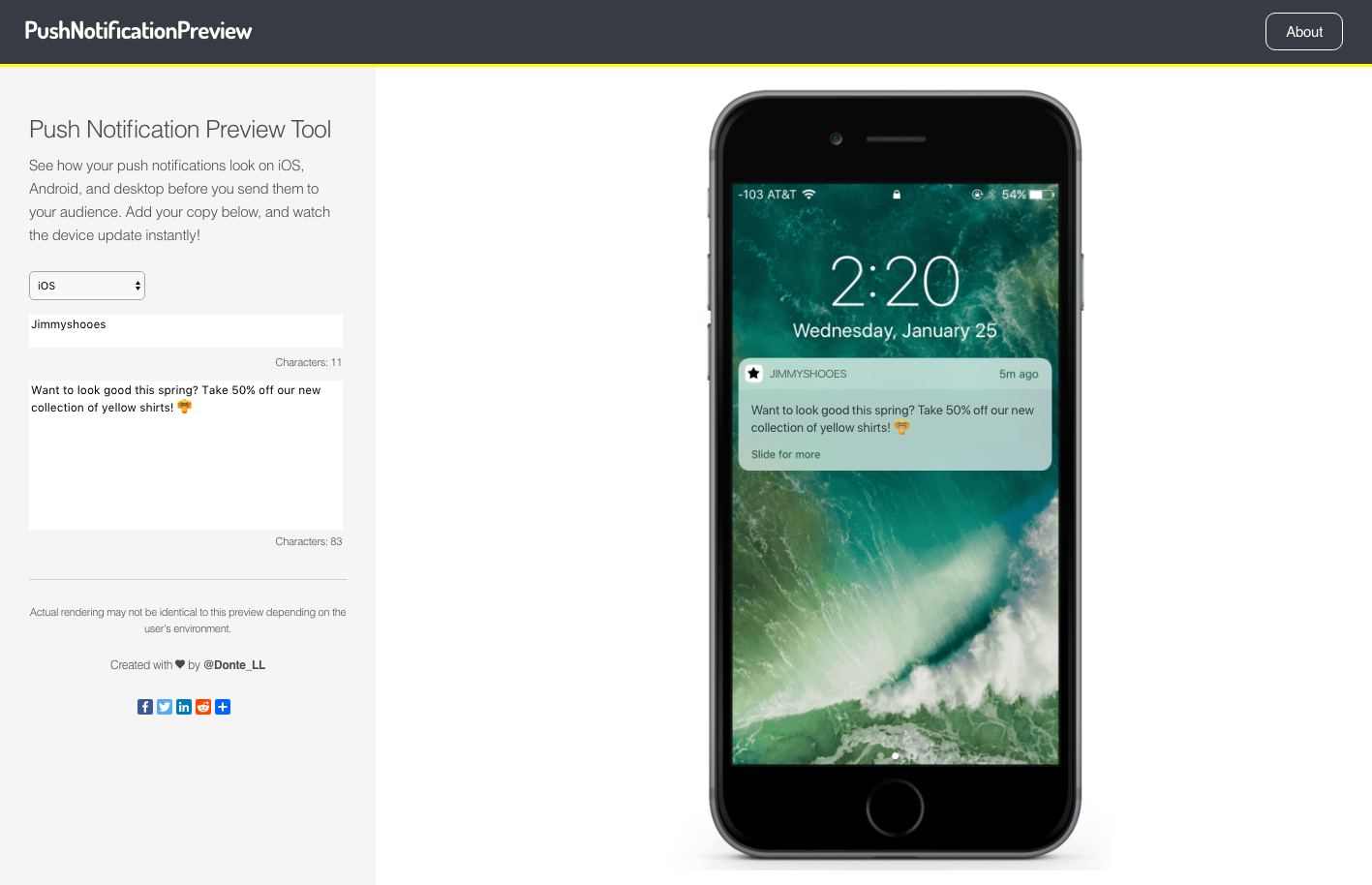 Push Notification Preview gallery image