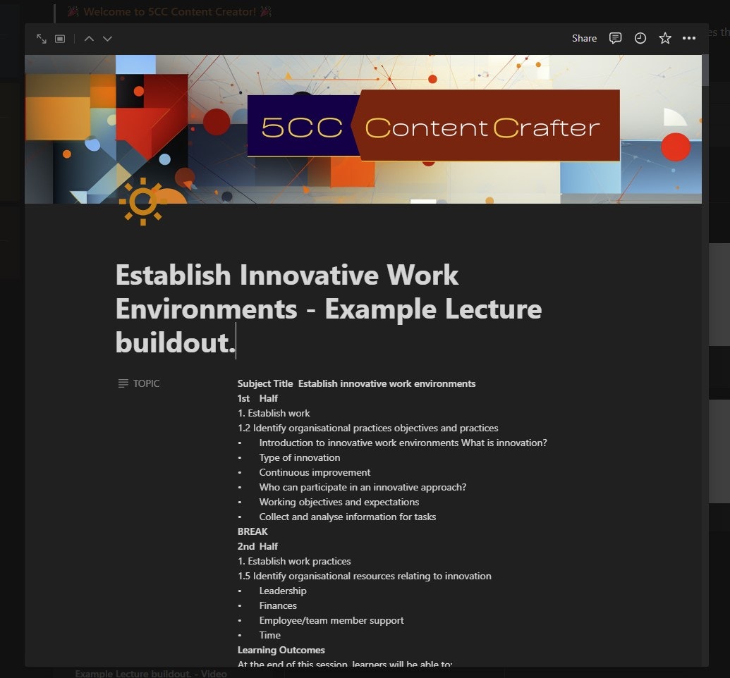 5CC ContentCreator - Herramienta inteligente, 10 indicaciones, cursos rápidos, ahorrar tiempo y enseñar media 6