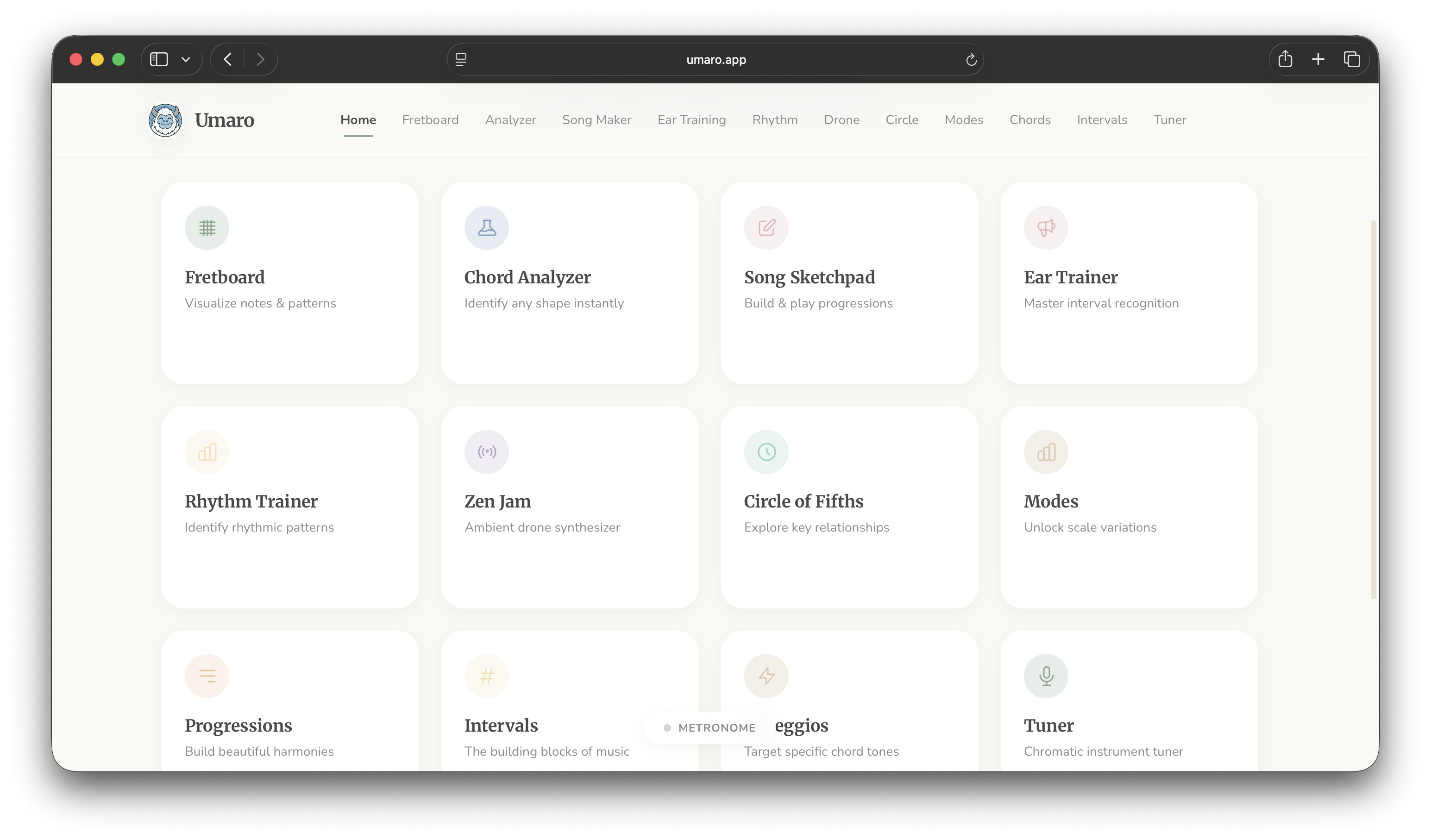 Umaro - Screenshot 2 showing product features and functionality