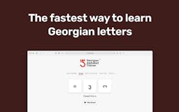 Letters.GE - Smart alphabet trainer 🇬🇪 media 1