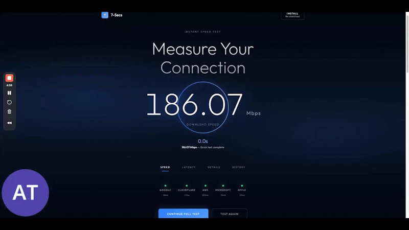 7 Seconds | Lightning Speed Test screenshot 1 (video preview)