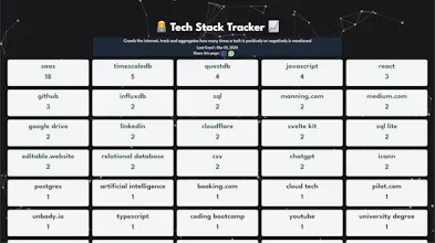 Tech Stack Tracker gallery image