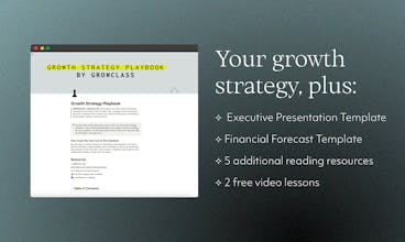 Modelos de playbook e listas de verificação para criar uma estratégia de crescimento poderosa.