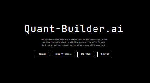 Quant-Builder.ai - Simplifying Quant  gallery image