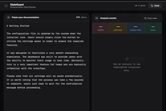 StyleGuard ā Documentation Style Checker gallery image