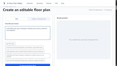 AI Floor Plan Maker gallery image